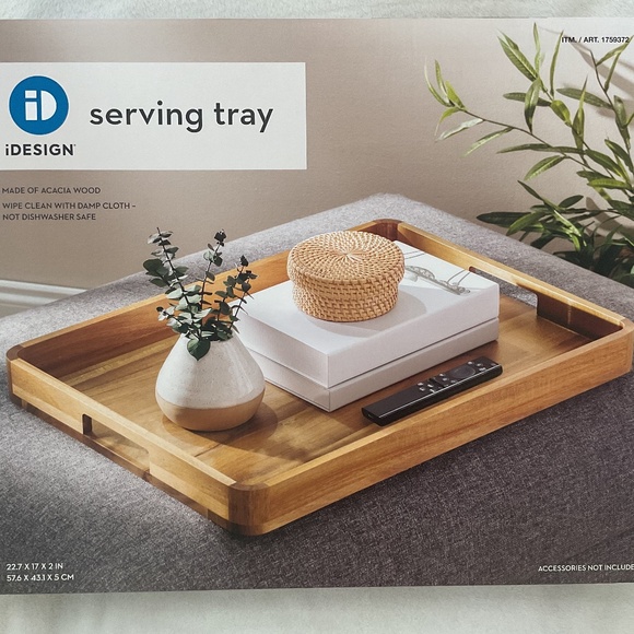 iDESIGN Acacia Wood Serving Tray - Picture 6 of 7